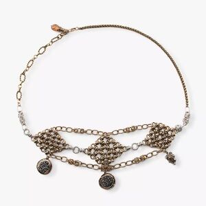 Zara | Accessories | Zara Mixed Coin Metal Charm Belt Nwot 3  display picture 1